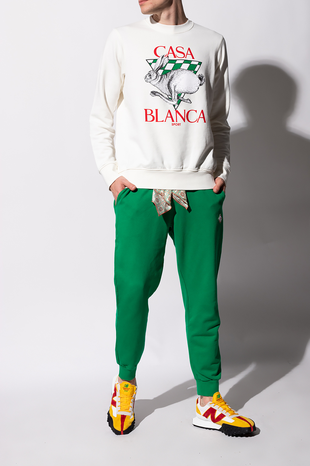 パーカー・フーディ Casablanca Relaxed-Fit Sweatshirt With Mountain Embroidery Casablanca Gradient Hoodie | Blue | FARFETCH